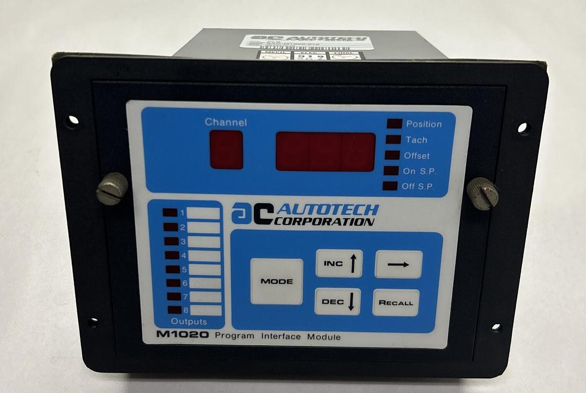 Used AUTOTECH,SAC-M1020-010,PROGRAM INTERFACE MODULE
