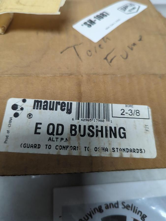 MAUREY,E-2-3/8,QD BUSHING 2-3/8 INCH BORE NOS
