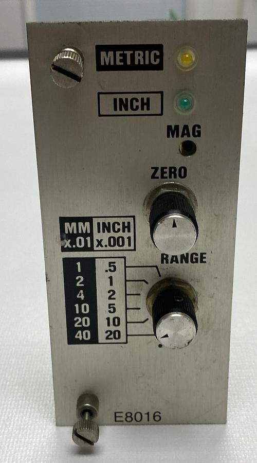 Used EDMUNDS GAGES,E8016,PLC MODULE