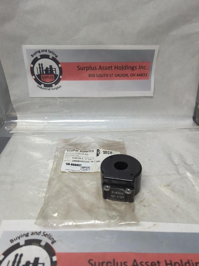 TRUPAR AMERICA,C-8205,COIL 18/24 VOLT NOS