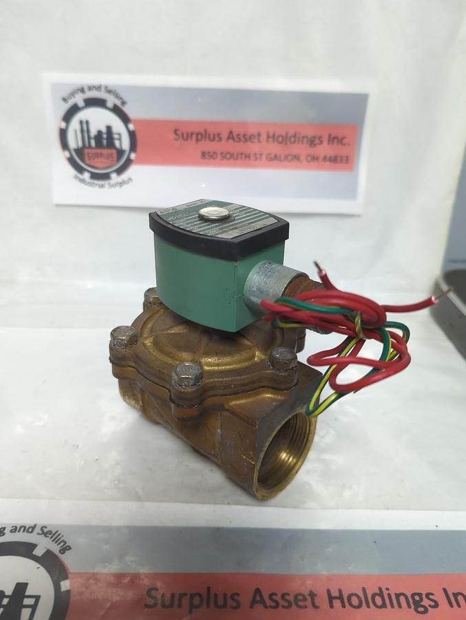 Used ASCO,8210G56,SOLENOID VALVE 1-1/2 INCH 15 WATT PRE-OWNED