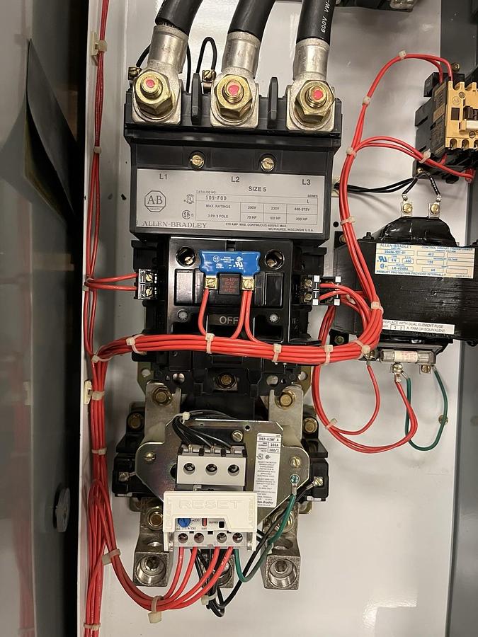 Used Allen-Bradley,2113,Size 5 MCC Starter Feeder Bucket 125HP 480V 250A Breaker
