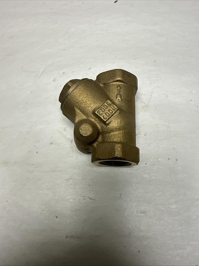 Milwaukee,200S 400W, 3/4" Y Brass Check Valve