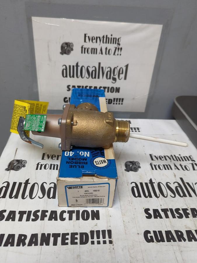 WATTS,0163725 40XL-150210,1 INCH AUTOMATIC RESEATING RELIEF VALVE 150PSI NOS