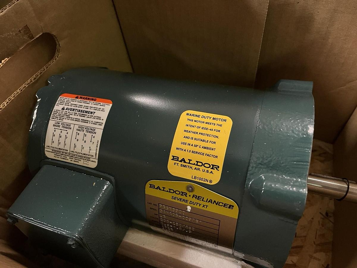 BALDOR,34H405-0097G1,SEVERE DUTY MOTOR 1/2HP 1725RPM 3PH 56C