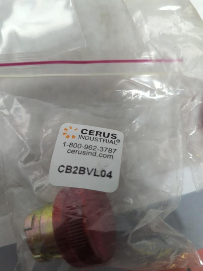 CERUS,CB2BVL04,PUSHBUTTON RED LOT OF 4 NOS