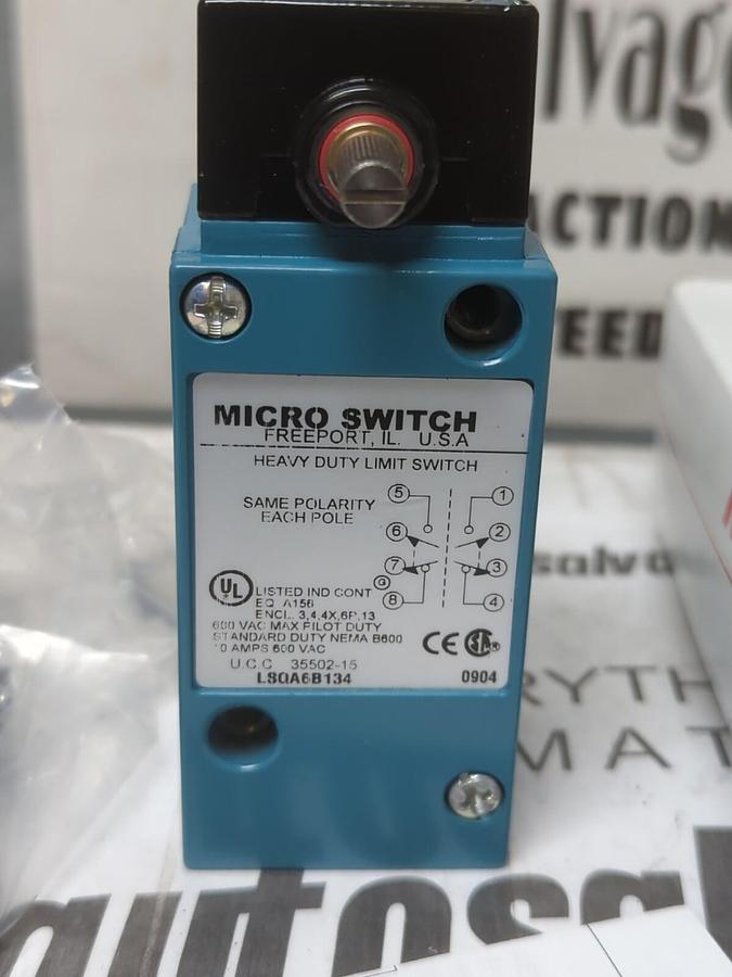 HONEYWELL,LSQAB134,MICRO SWITCH 10 AMP NEW