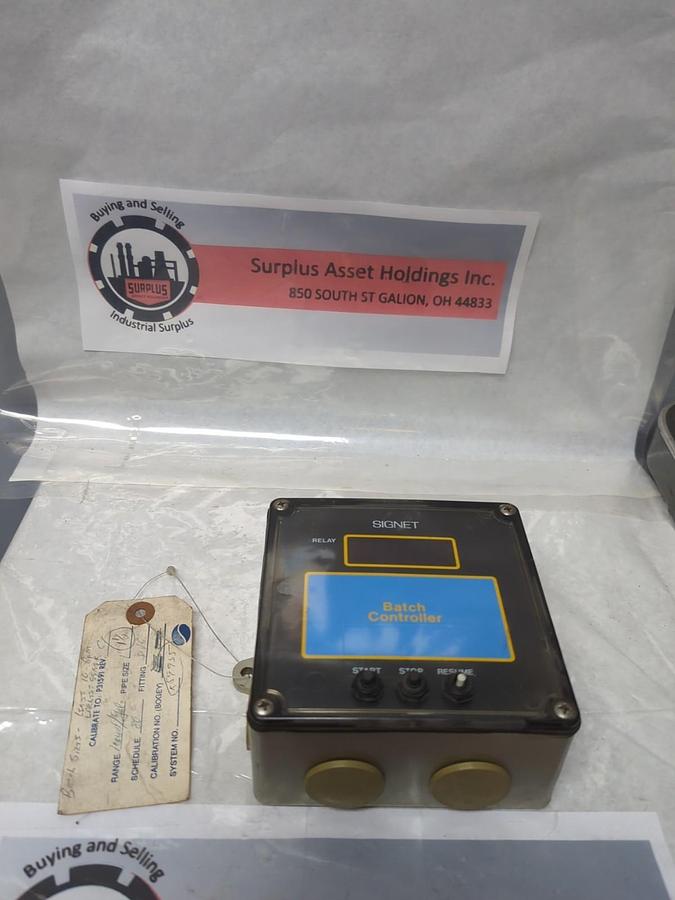 Used SIGNET,3-9520-1,BATCH CONTROLLER PRE-OWNED