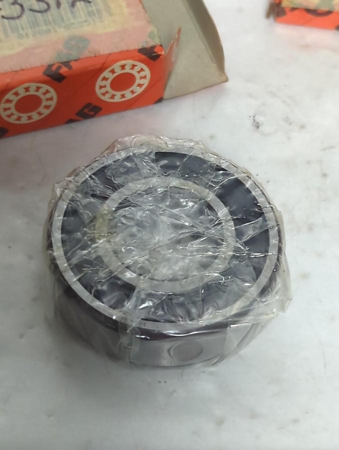 FAG,6204 2RSR C3,SEALED DEEP GROOVE BALL BEARING 20X47X14MM LOT OF 2 NOS