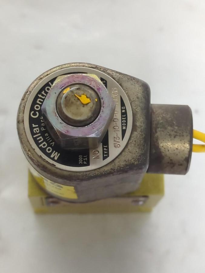 Used MODULAR CONTROLS,SV3-10-0-4-115AS,SOLENOID COIL & VALVE PRE-OWNED