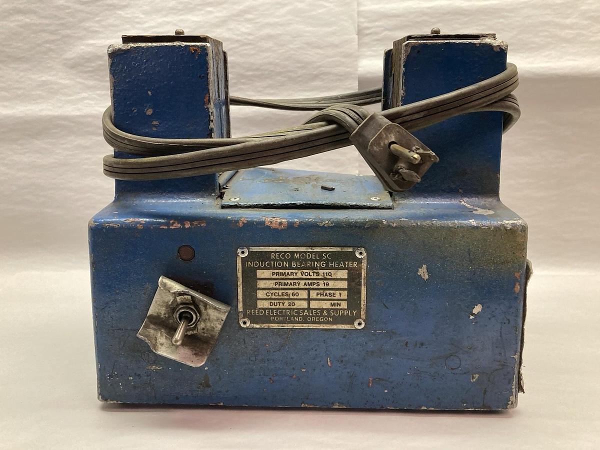 Used Reco,Model SC,Single Phase Induction Bearing Heater 110V 19A 60 Cycles