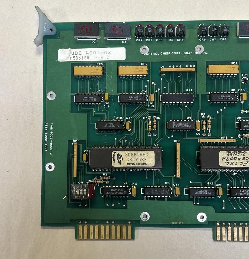 Used CONTROL CHIEF,8002-4000-B,CONTROL CIRCUIT BOARD