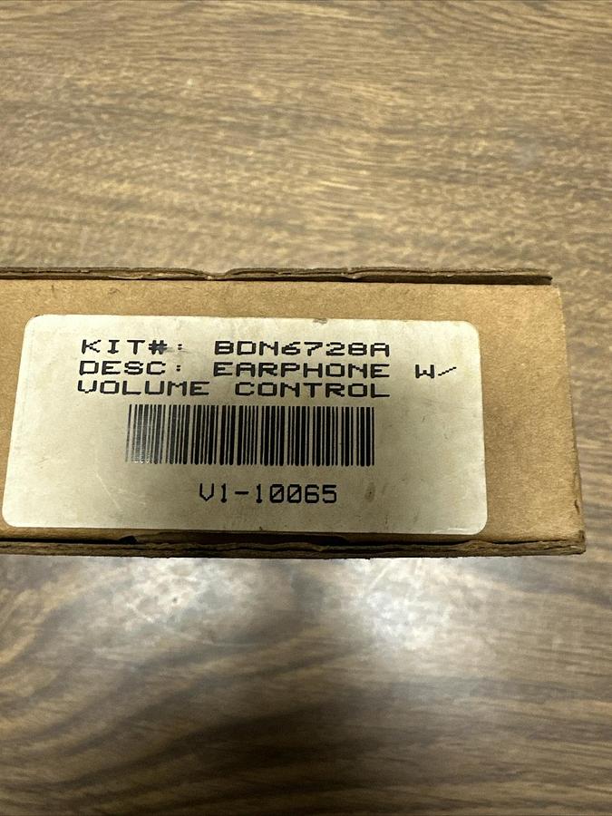 Motorola,BDN6728A,Earphone w/Volume Control