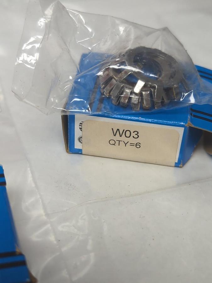UNBRANDED,W03,BEARING ADAPTER LOCK WASHER LOT OF 18 PCS NOS