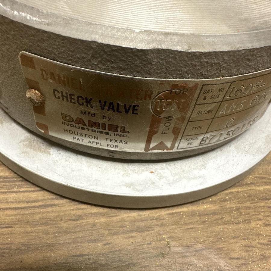 Used Daniel Chexter,1605-3,Check Valve 3"