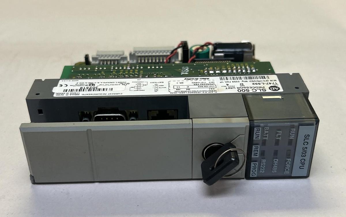Used ALLEN BRADLEY,1747-L532,SER D SLC500 PROCESSOR UNIT