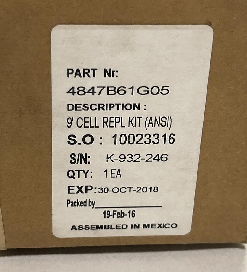 ROSEMOUNT,4847B61G05,9 ft CELL REPAIR KIT NOS