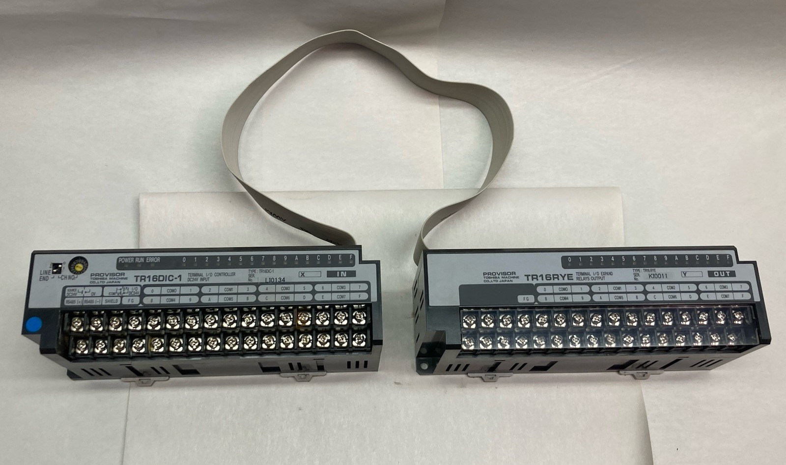 Used Provisor,TR16RYE TR16DIC-1,Terminal I/O Expand and Controller