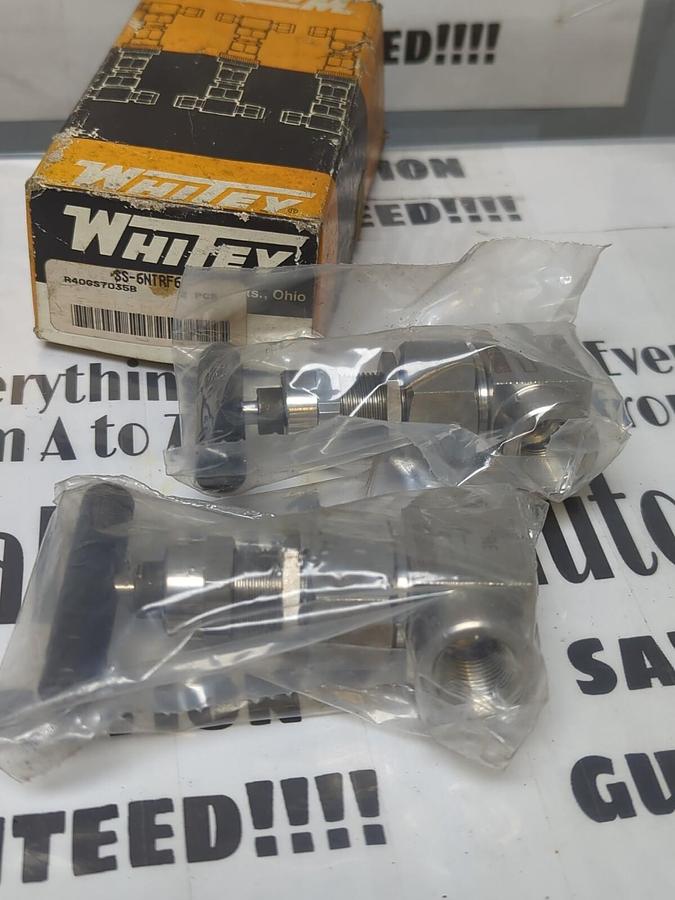 WHITEY,SS-6NTRF6,DISC TFE 6000 PSI BOX OF 2 NOS