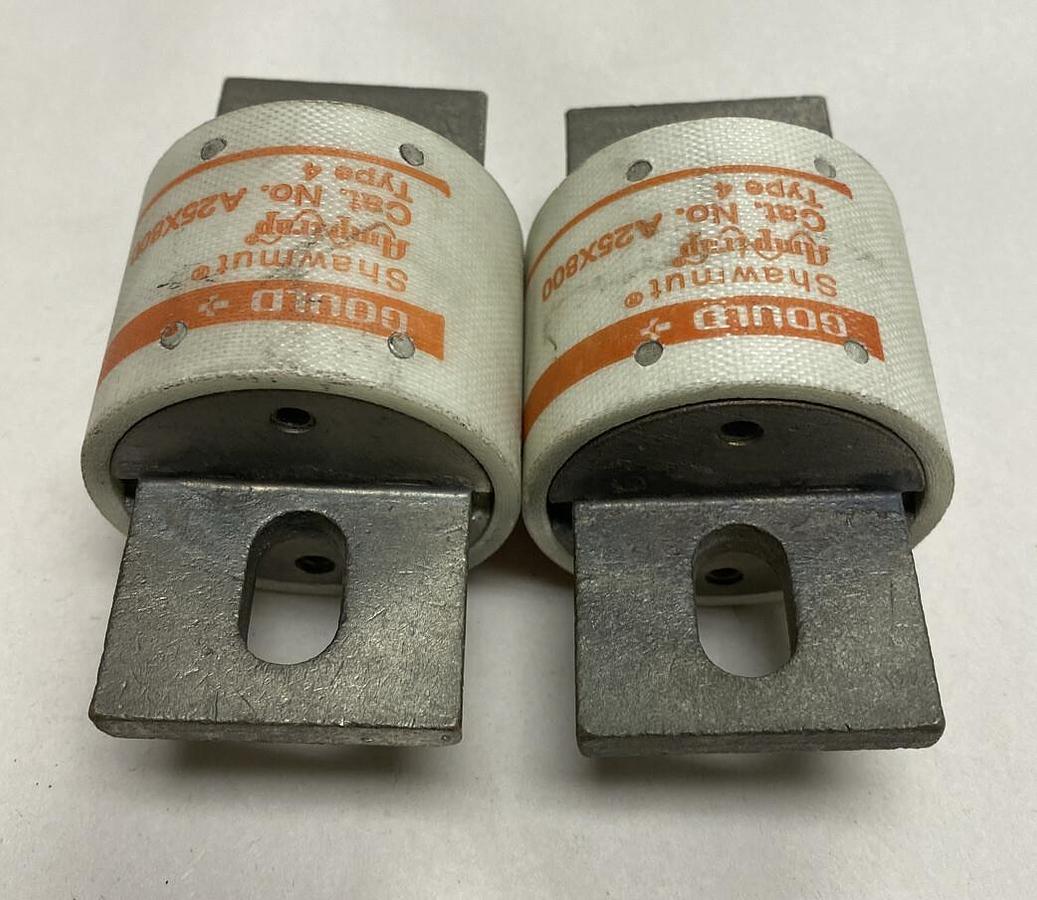 Gould Shawmut,A25X800,FUSE Lot of 2 NOS