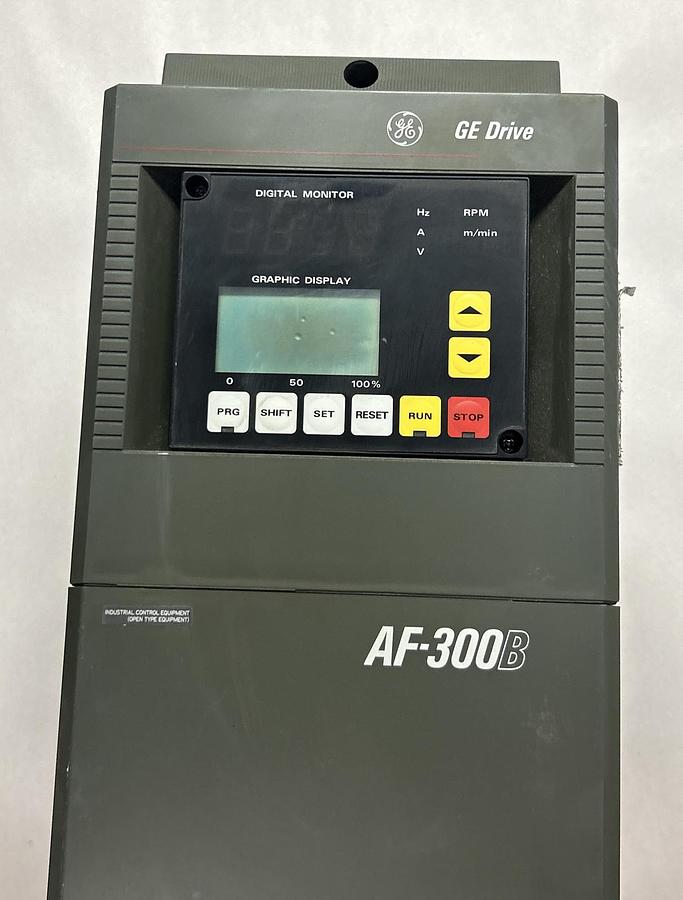 Used GENERAL ELECTRIC,6VAF343002B-A2,AF-300 DRIVE 2HP 460VAC
