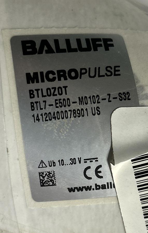 Used BALLUFF,BTL7-E500-M0102-Z-S32,MICROPULSE TRANSDUCER NEW