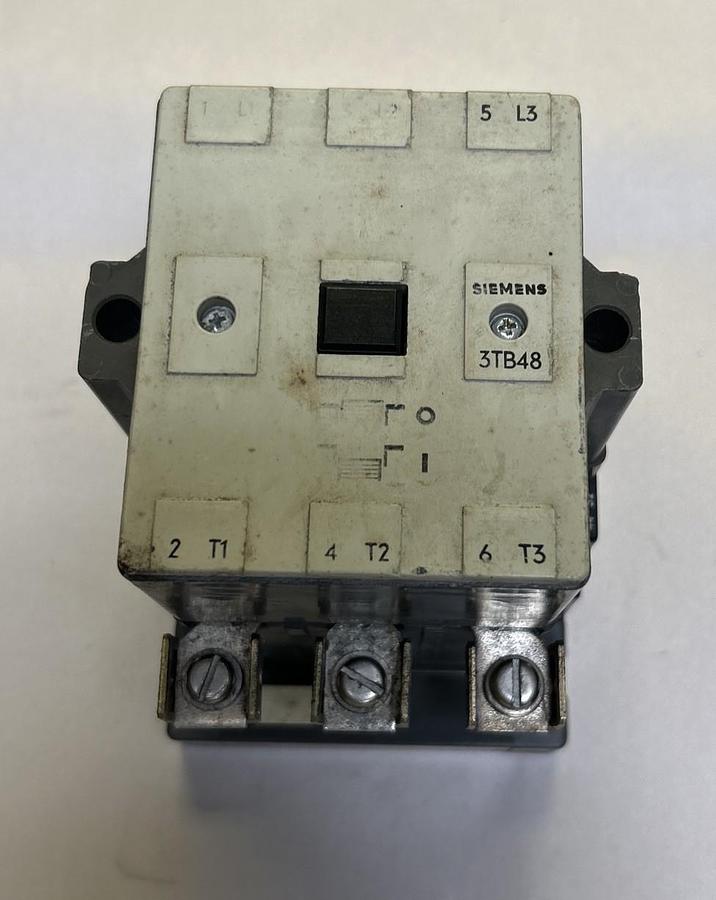 Used SIEMENS,3TB4817-0A,SIZE 3 CONTACTOR