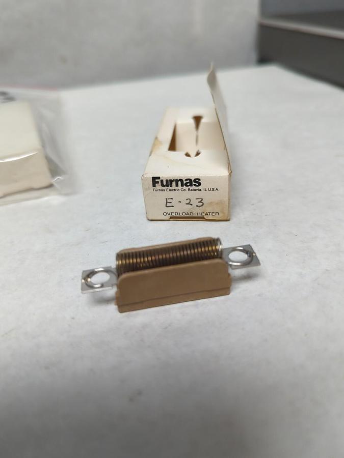 FURNAS,E-23,THERMAL OVERLOAD HEATER ELEMENT LOT OF 2 NOS