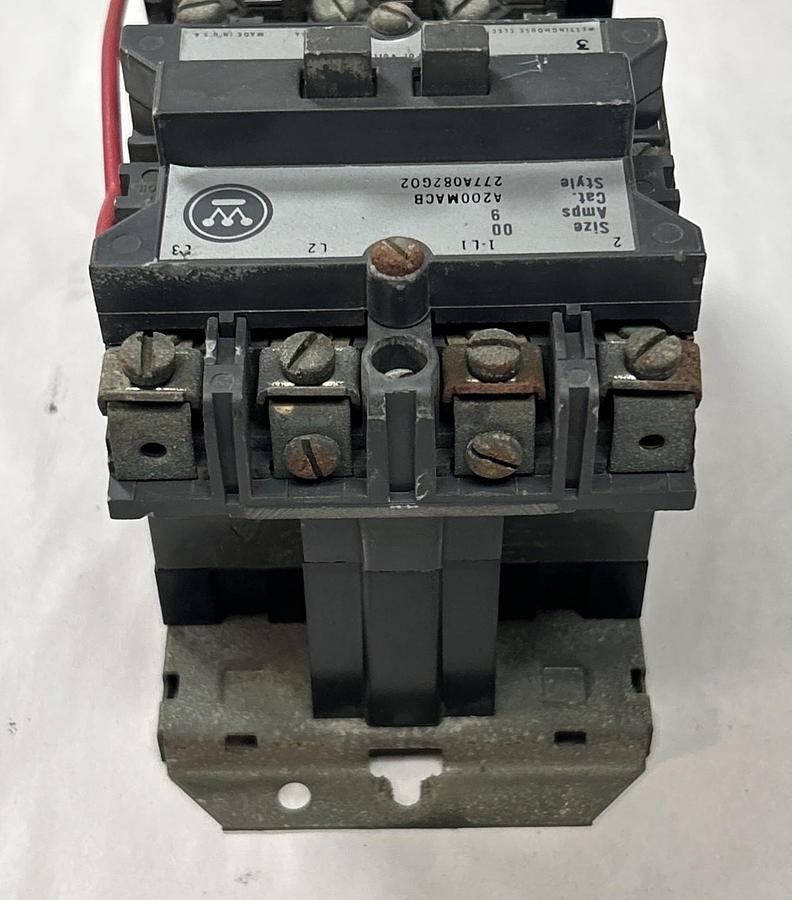 Used WESTINGHOUSE,A200MACB,MOTOR STARTER SIZE 00