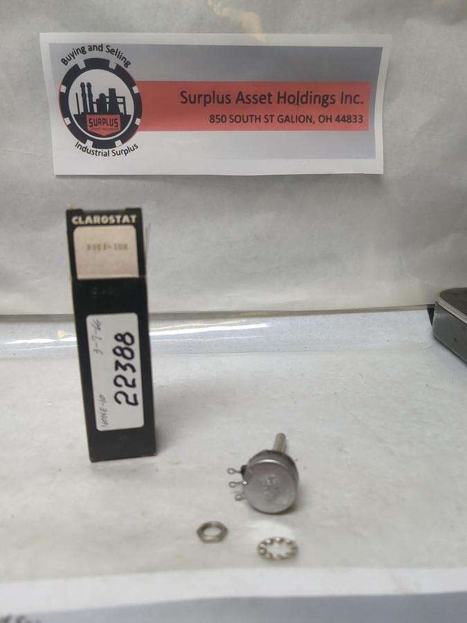 CLAROSTAT,53C1-10K,POTENTIOMETER 10KΩ NOS