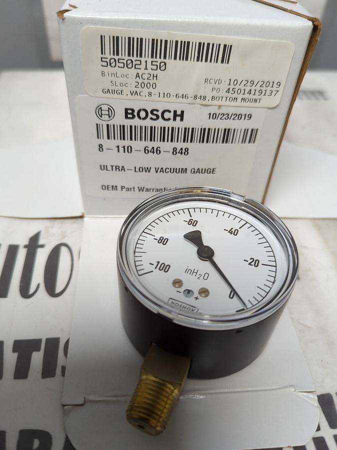 NOSHOK BOSCH,8-110-646-848,160# PRESSURE GAUGE NOS