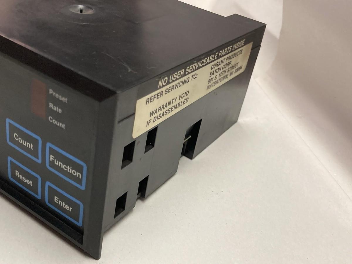 Used Durant,Model 5882-7 Part 58825-400,Controller Batch Count Rate Totalizer