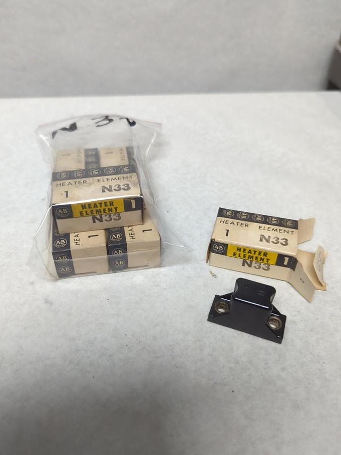 ALLEN BRADLEY,N33,THERMAL OVERLOAD HEATER ELEMENT LOT OF 6 NOS
