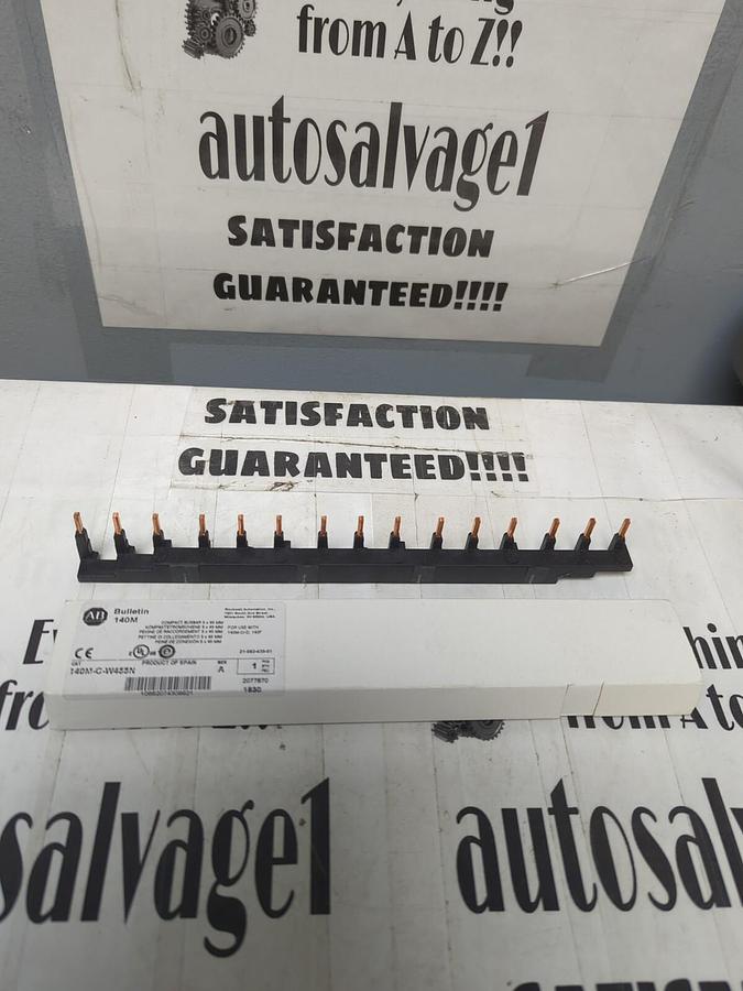 ALLEN BRADLEY,140M-C-W455N/A,COMPACT BUSBAR 5X45MM FOR USE W/ 140M-C/D 140F NOS