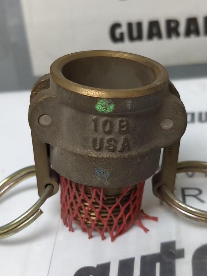 UNBRANDED,PT 10B,BRASS CAMLOCK COUPLING 1 INCH MALE LOT OF 2 NOS