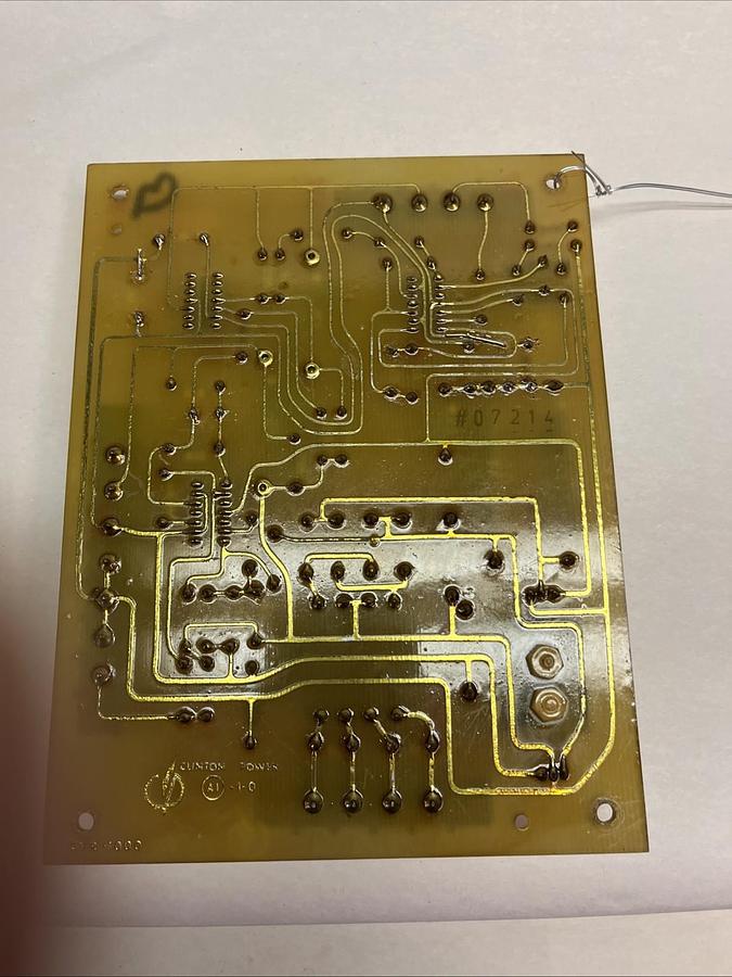 Used CLINTON POWER,CVR-1000,PLC BOARD