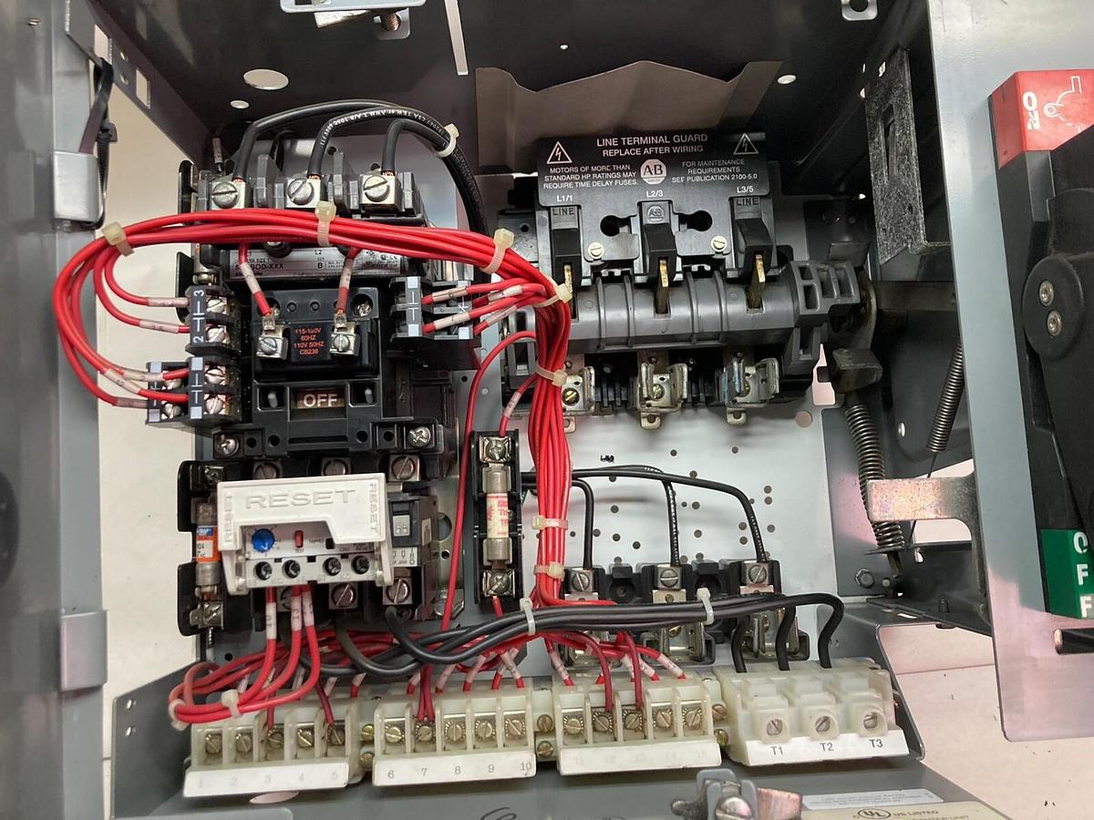 Used Allen-Bradley,2100 2112,Size 1 MCC 12 Inch Starter Bucket