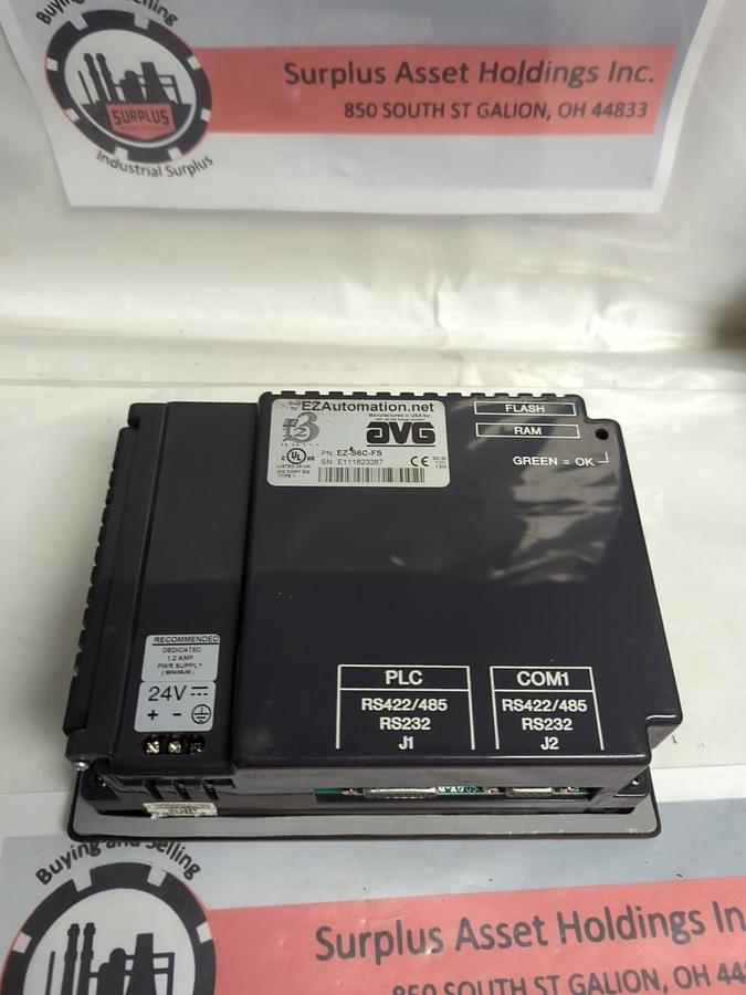 Used EZAUTOMATION,EZ-S6C-FS,OPERATOR PANEL PRE-OWNED