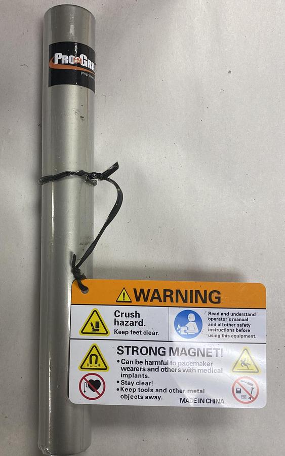 Used Eriez,RE6HP,8" Extreme RE Tube Magnet 141008P with 1/4-20Ends