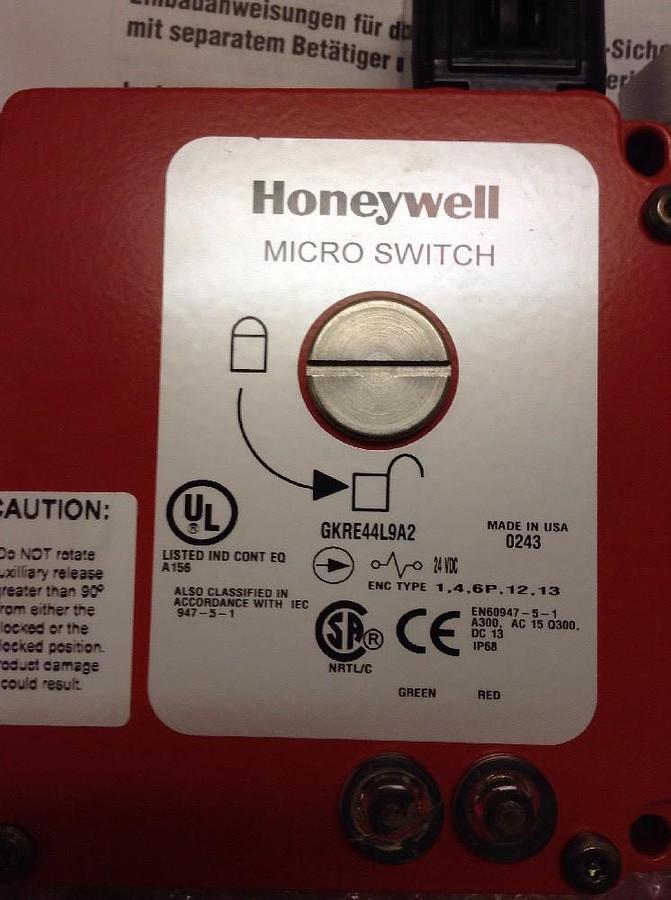 Honeywell,GKRE44L9A2,Micro Switch  NOS