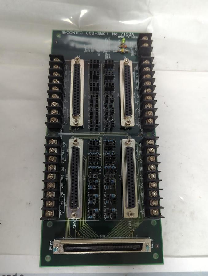 Used CONTEC,CCBSMC1,CONTROL BOARD NO. 7153A PRE-OWNED