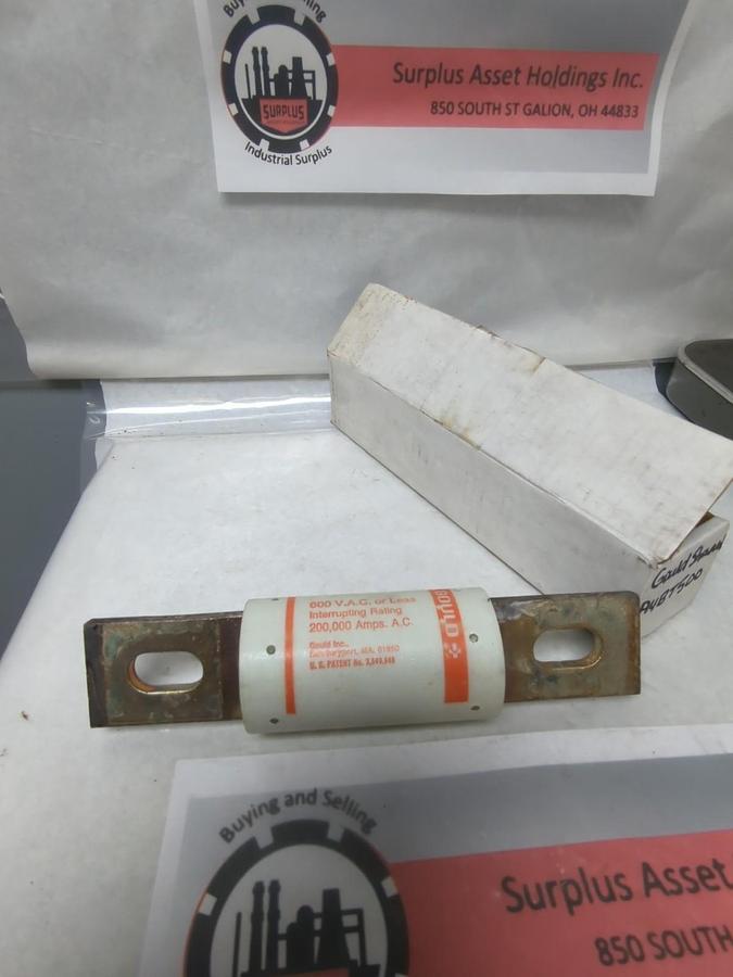 Used GOULD SHAWMUT,A4BT500,AMP-TRAP 500 AMP FUSE PRE-OWNED