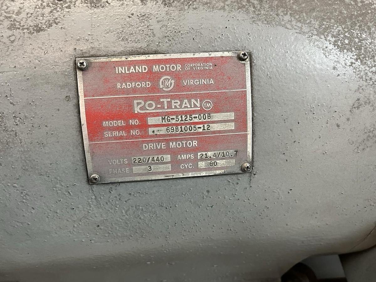 Used INLAND MOTORS,MG-5125-00B,RO TRAN AC DRIVE MOTOR W DC GENERATORS