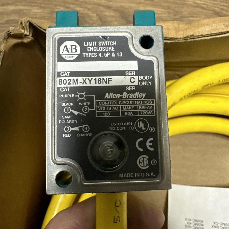 Allen Bradley,802M-XY16NF,Pre Wired Limit Switch