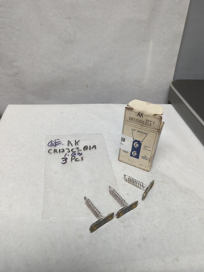 GENERAL ELECTRIC,CR123C3.01A,OVERLOAD HEATER ELEMENT LOT OF 3 NOS