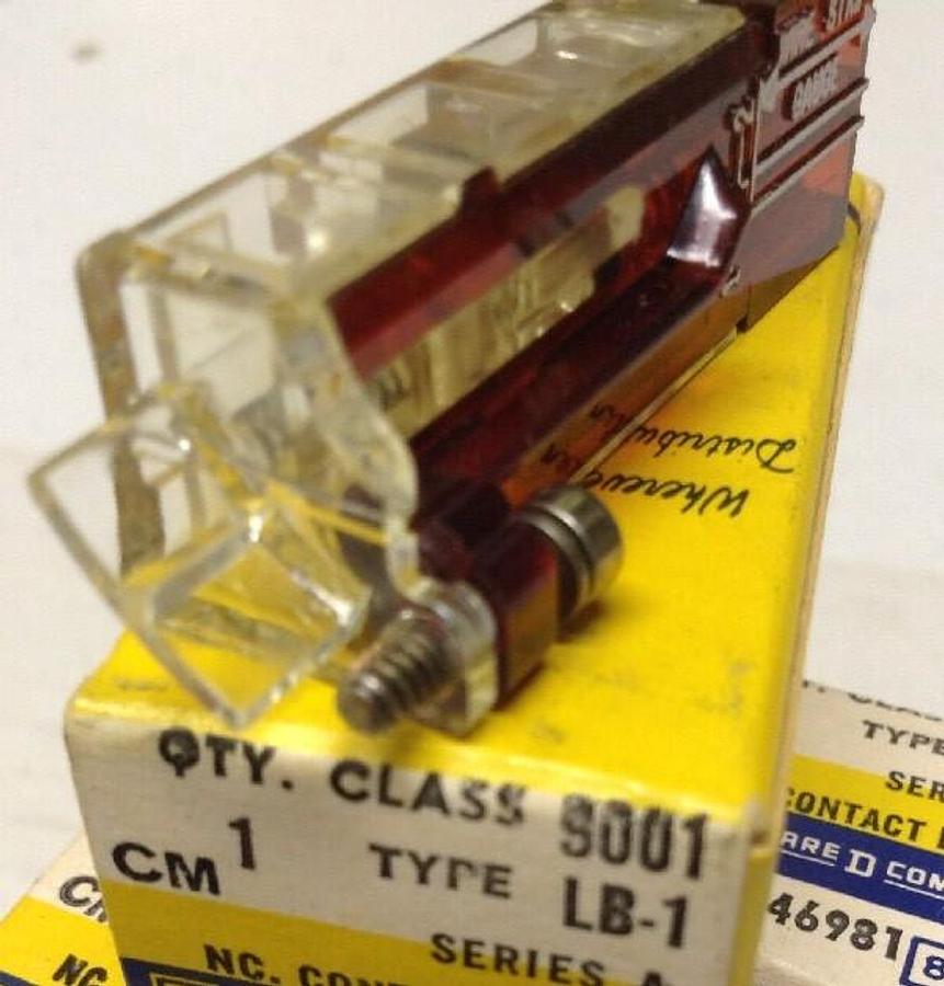 Square D,LB-1,N.C. Contract Block Class 9001 LOT OF 5