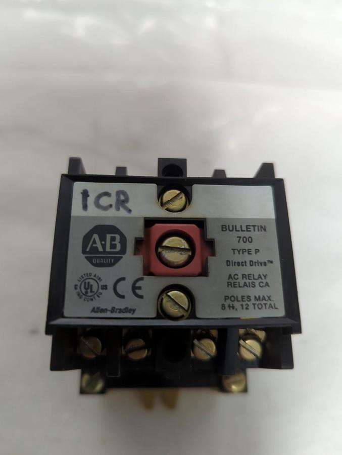 Used ALLEN BRADLEY,700-P400A1,SERIES B AC RELAY TYPE P PRE-OWNED