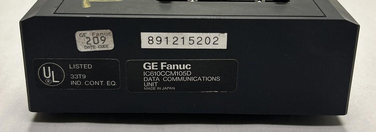 Used GE FANUC,IC610CCM105D,DATA COMMUNICATIONS UNIT