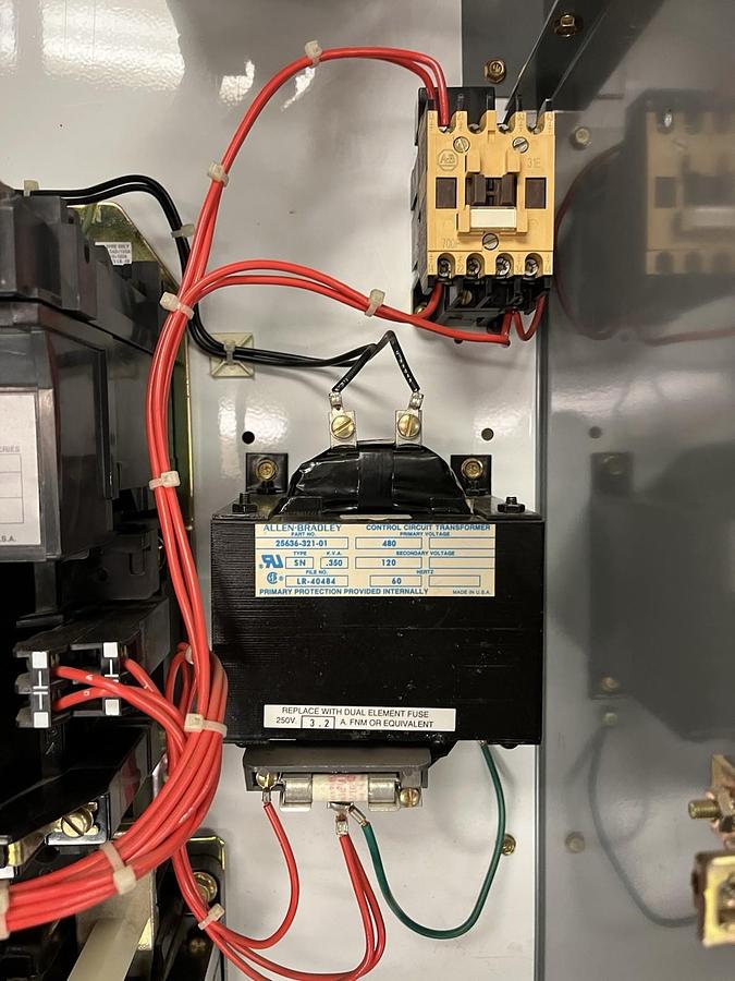 Used Allen-Bradley,2113,Size 5 MCC Starter Feeder Bucket 125HP 480V 250A Breaker