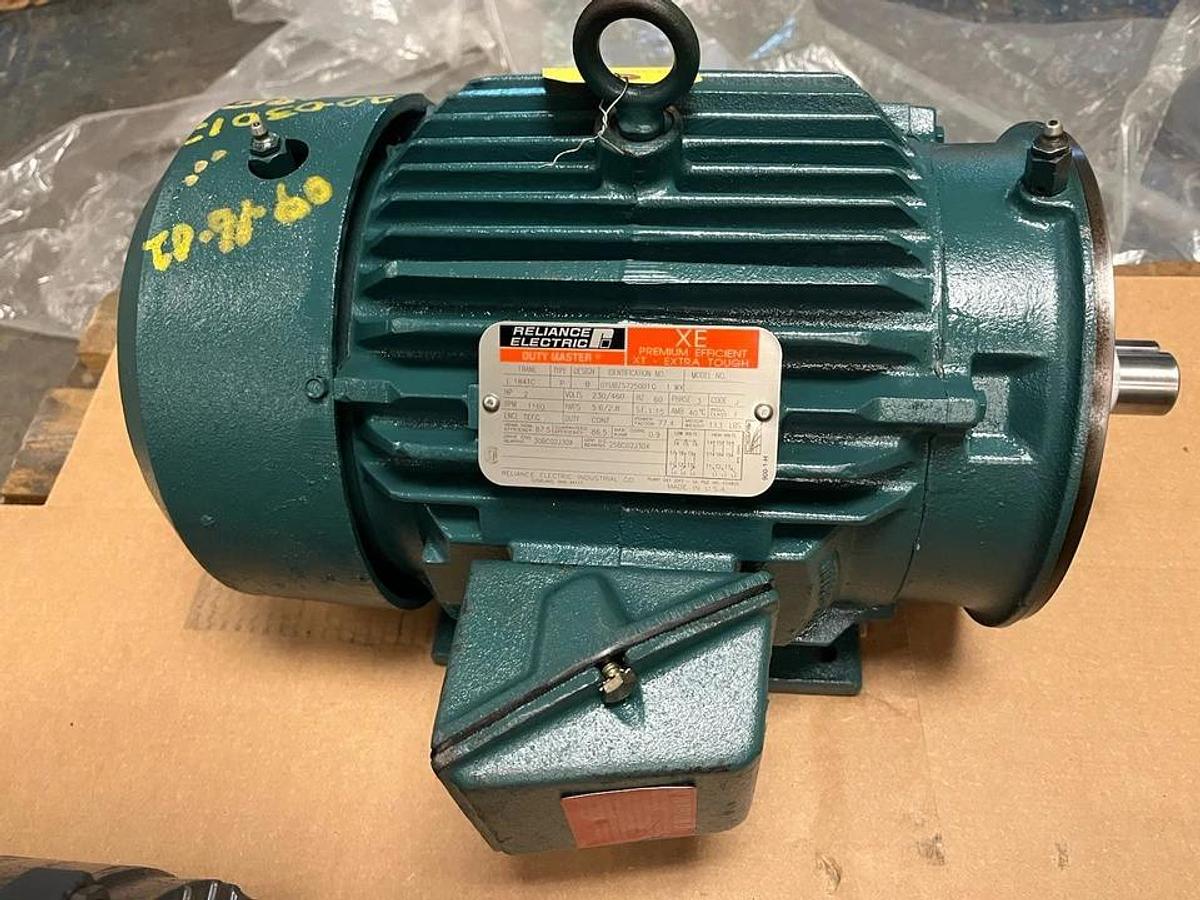 RELIANCE,L184TC,EXTRA TOUGH MOTOR 2HP 3PH 1160RPM TEFC
